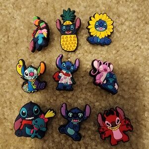 Bundle of 9 Stitch Shoe Charms